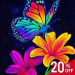 Neon Butterfly 20% OFF
